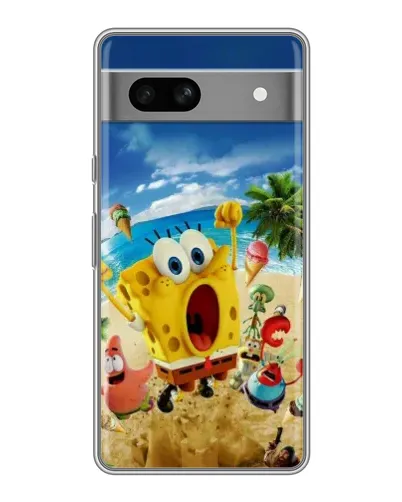 Чехол для Google Pixel 7A с картинкой «Развлечения на пляже»