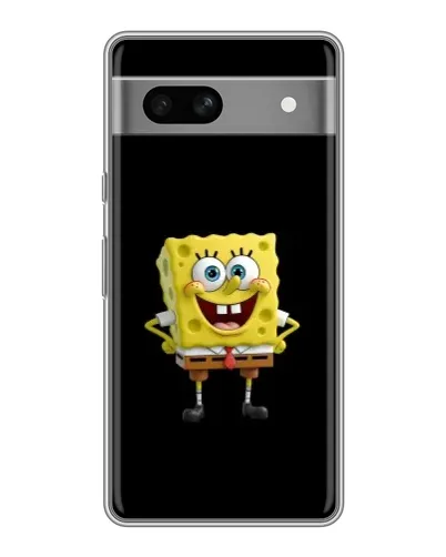 Чехол для Google Pixel 7A с картинкой «Классический Губка Боб»