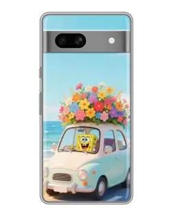 Чехол для Google Pixel 7A с картинкой «Автомобильное путешествие»