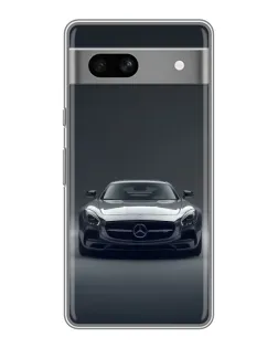 Чохол для Google Pixel 7A з картинкою «Mercedes на чорному»