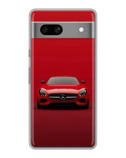 Чохол для Google Pixel 7A з картинкою «Червоний Mercedes AMG»