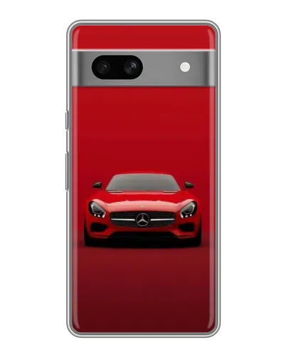 Чохол для Google Pixel 7A з картинкою «Червоний Mercedes AMG»