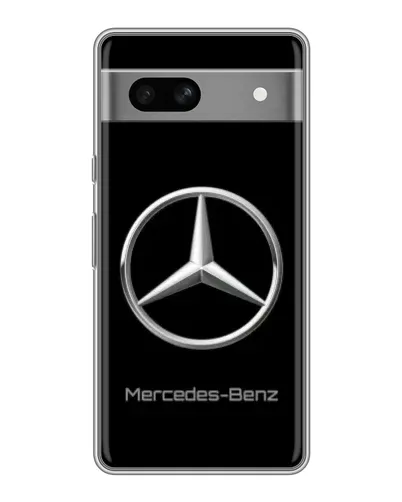 Чехол для Google Pixel 7A с картинкой «Mercedes Silver Logo»