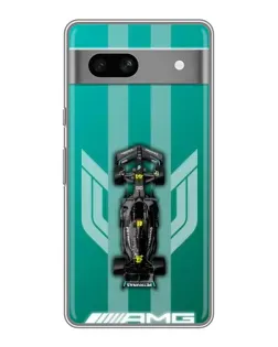 Чехол для Google Pixel 7A с картинкой «Mercedes AMG Petronas»