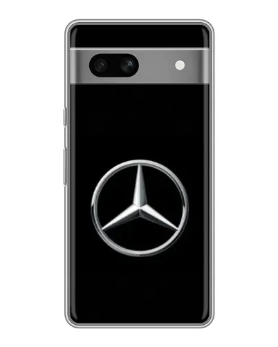 Чехол для Google Pixel 7A с картинкой «Mercedes классический лого»