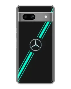 Чохол для Google Pixel 7A з картинкою «Спортивні лінії Mercedes»