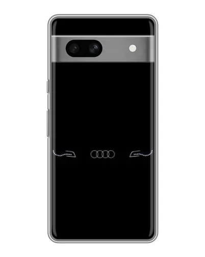 Чехол для Google Pixel 7A с картинкой «Audi — световой подпись»