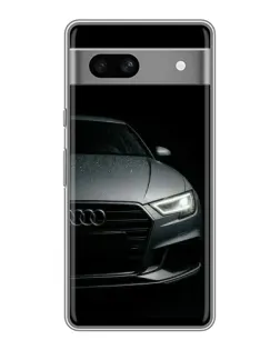 Чехол для Google Pixel 7A с картинкой «Audi — детализация кузова»