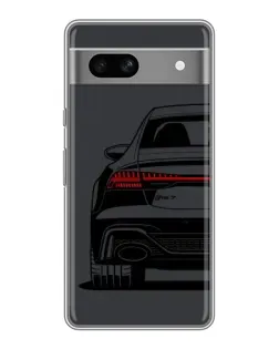 Чехол для Google Pixel 7A с картинкой «Задняя часть Audi — арт»