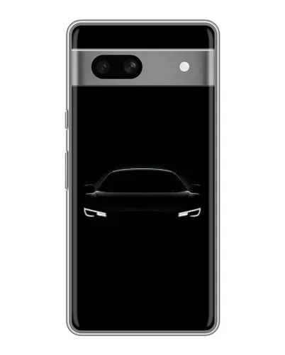 Чехол для Google Pixel 7A с картинкой «Взгляд Audi в темноте»