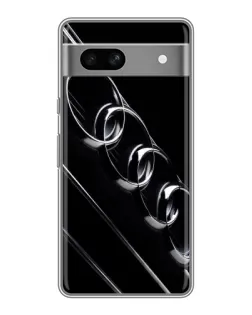 Чехол для Google Pixel 7A с картинкой «Audi — абстрактные кольца»