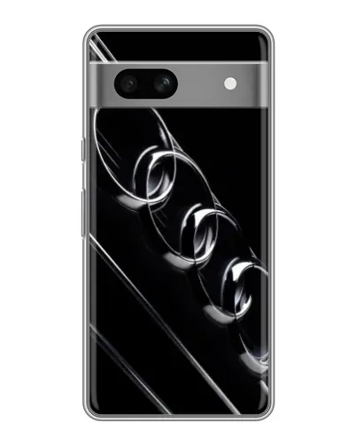 Чехол для Google Pixel 7A с картинкой «Audi — абстрактные кольца»