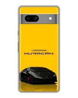 Чехол для Google Pixel 7A с картинкой «Lamborghini Huracan черный»