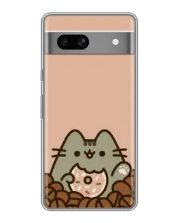 Чехол для Google Pixel 7A с картинкой «Кофейный Пушин»