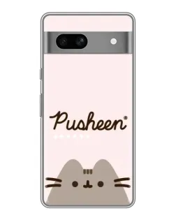 Чехол для Google Pixel 7A с картинкой «Pusheen логотип»