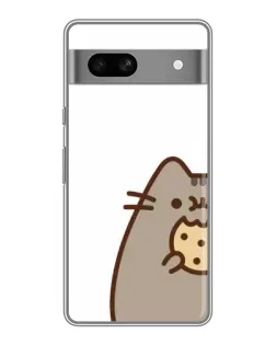 Чехол для Google Pixel 7A с картинкой «Пушин с печеньем»