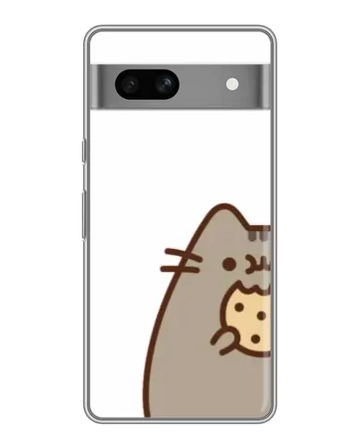Чехол для Google Pixel 7A с картинкой «Пушин с печеньем»
