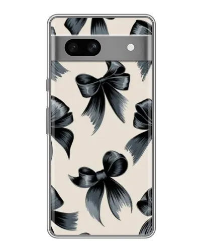 Чехол для Google Pixel 7A с картинкой «Банты Coquette»