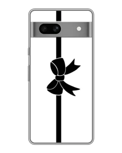 Чехол для Google Pixel 7A с картинкой «Вертикальный бант»