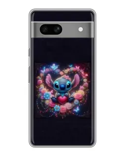 Чохол для Google Pixel 7A з картинкою «Stitch у квітах»