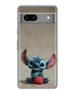 Чохол для Google Pixel 7A з картинкою «Стіч на чоричневому фоні»