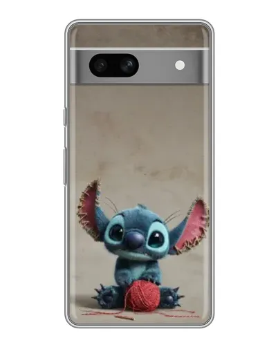 Чохол для Google Pixel 7A з картинкою «Стіч на чоричневому фоні»