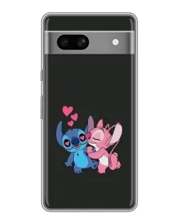 Чохол для Google Pixel 7A з картинкою «Анжел цілує Стіча»