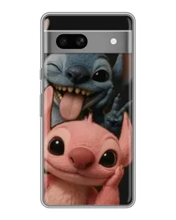 Чохол для Google Pixel 7A з картинкою «Стіч та Ангел»