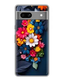 Чехол для Google Pixel 7A с картинкой «Цветочная феерия»