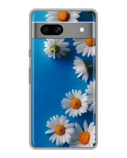 Чехол для Google Pixel 7A с картинкой «Белоснежные маргаритки»