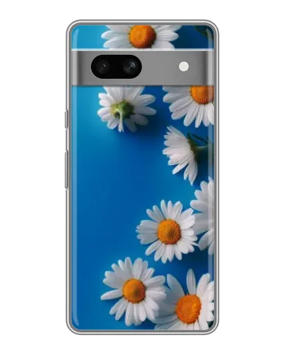 Чехол для Google Pixel 7A с картинкой «Белоснежные маргаритки»