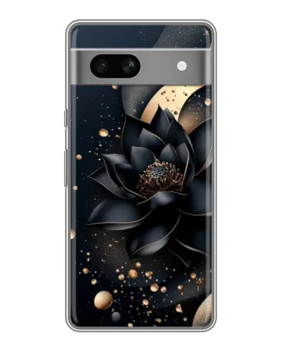Чехол для Google Pixel 7A с картинкой «Черный лотос»