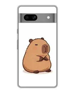 Чехол для Google Pixel 7A с картинкой «Толстенькая капибара»