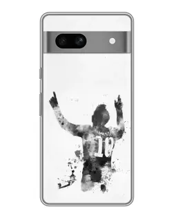 Чехол для Google Pixel 7A с картинкой «Messi ART»