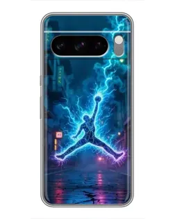Чехол для Google Pixel 8 Pro с картинкой «Jordan Gold Jumpman»