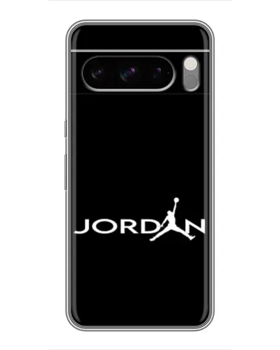 Чехол для Google Pixel 8 Pro с картинкой «Jordan White Logo»