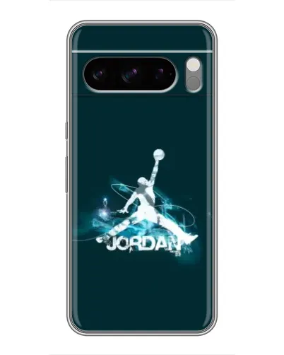 Чехол для Google Pixel 8 Pro с картинкой «Jordan Blue Fire»