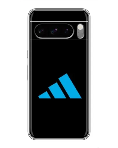Чехол для Google Pixel 8 Pro с картинкой «Adidas Cyan Logo»