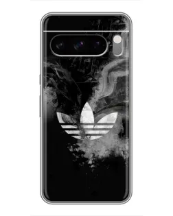 Чехол для Google Pixel 8 Pro с картинкой «Абстрактный дым Adidas»