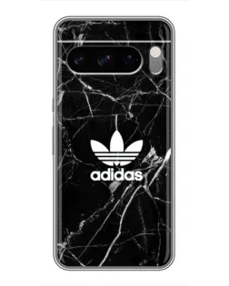 Чехол для Google Pixel 8 Pro с картинкой «Белый мрамор Adidas»