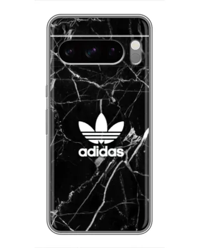 Чехол для Google Pixel 8 Pro с картинкой «Белый мрамор Adidas»