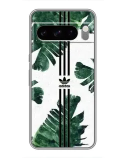 Чехол для Google Pixel 8 Pro с картинкой «Пальмовые листья адидас»