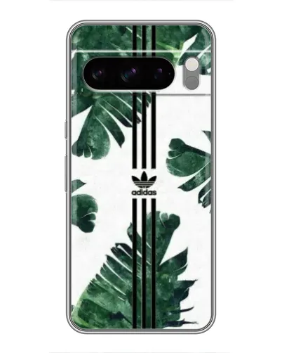 Чехол для Google Pixel 8 Pro с картинкой «Пальмовые листья адидас»