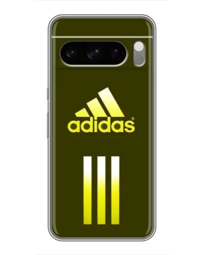Чехол для Google Pixel 8 Pro с картинкой «Оливковый градиент Adidas»