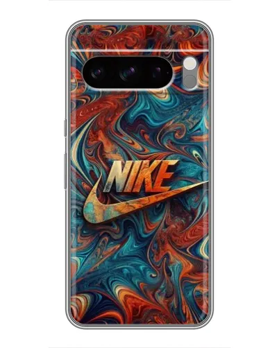 Чехол для Google Pixel 8 Pro с картинкой «Nike в абстракции»