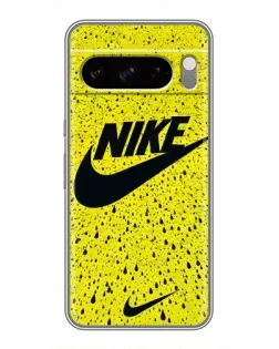 Чехол для Google Pixel 8 Pro с картинкой «Желтый текстурный Nike»