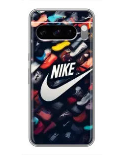 Чехол для Google Pixel 8 Pro с картинкой «Коллекция кроссовок Nike»