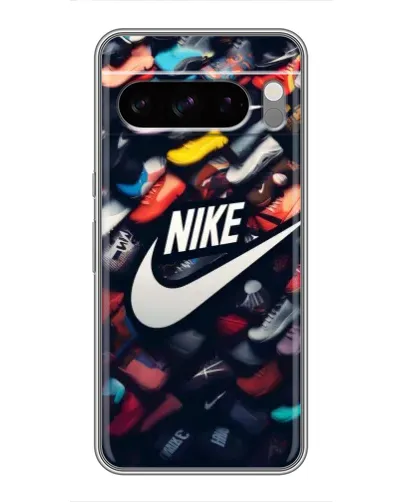 Чехол для Google Pixel 8 Pro с картинкой «Коллекция кроссовок Nike»