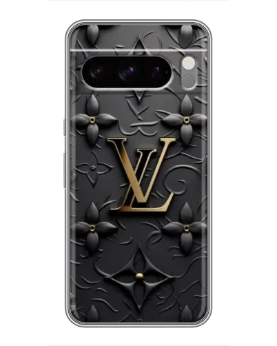 Чехол для Google Pixel 8 Pro с картинкой «Кожаная текстура LV»