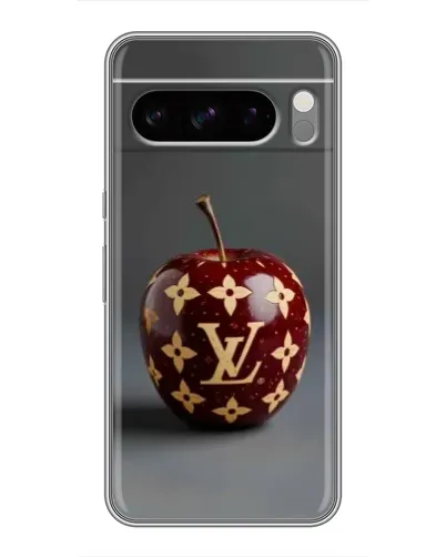 Чехол для Google Pixel 8 Pro с картинкой «Красное яблоко LV»